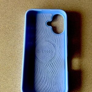 Casely iPhone 16 lavender sparkly.